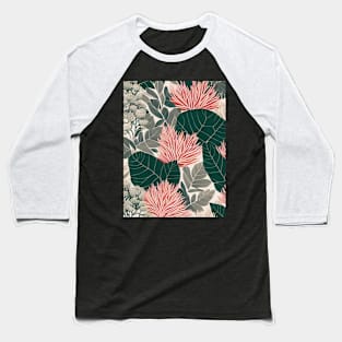 Chromatic Botanic Abstraction #64 Baseball T-Shirt